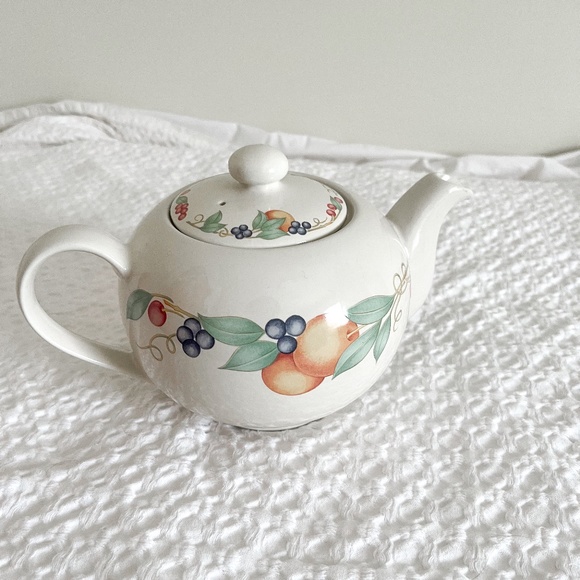 Corning Corelle Abundance Tea Pot Vintage Matching Small Teapot - Picture 3 of 4